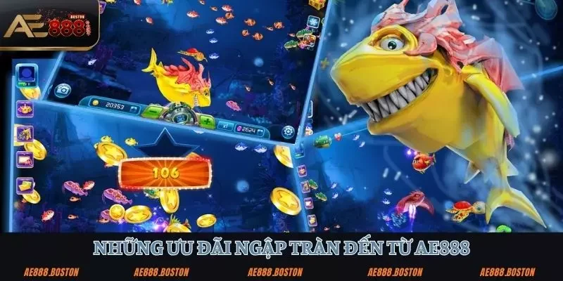 Bắn Cá Xèng – Cuộc Chiến Săn Cá Đỉnh Cao Tại AE888 Các ưu đãi ngập tràn đến từ bắn cá xèng nhà cái AE888